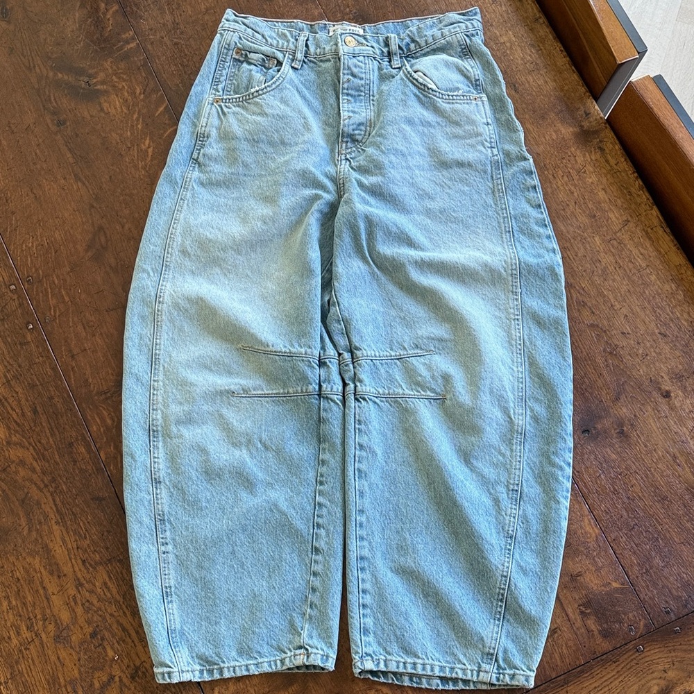 we the free good luck mid rise barrel jeans